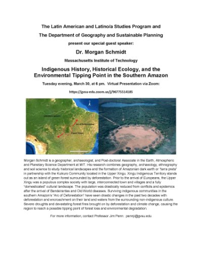 Indigenous History, Historical Ecology, and the Environmental Tipping Point in the Southern Amazon